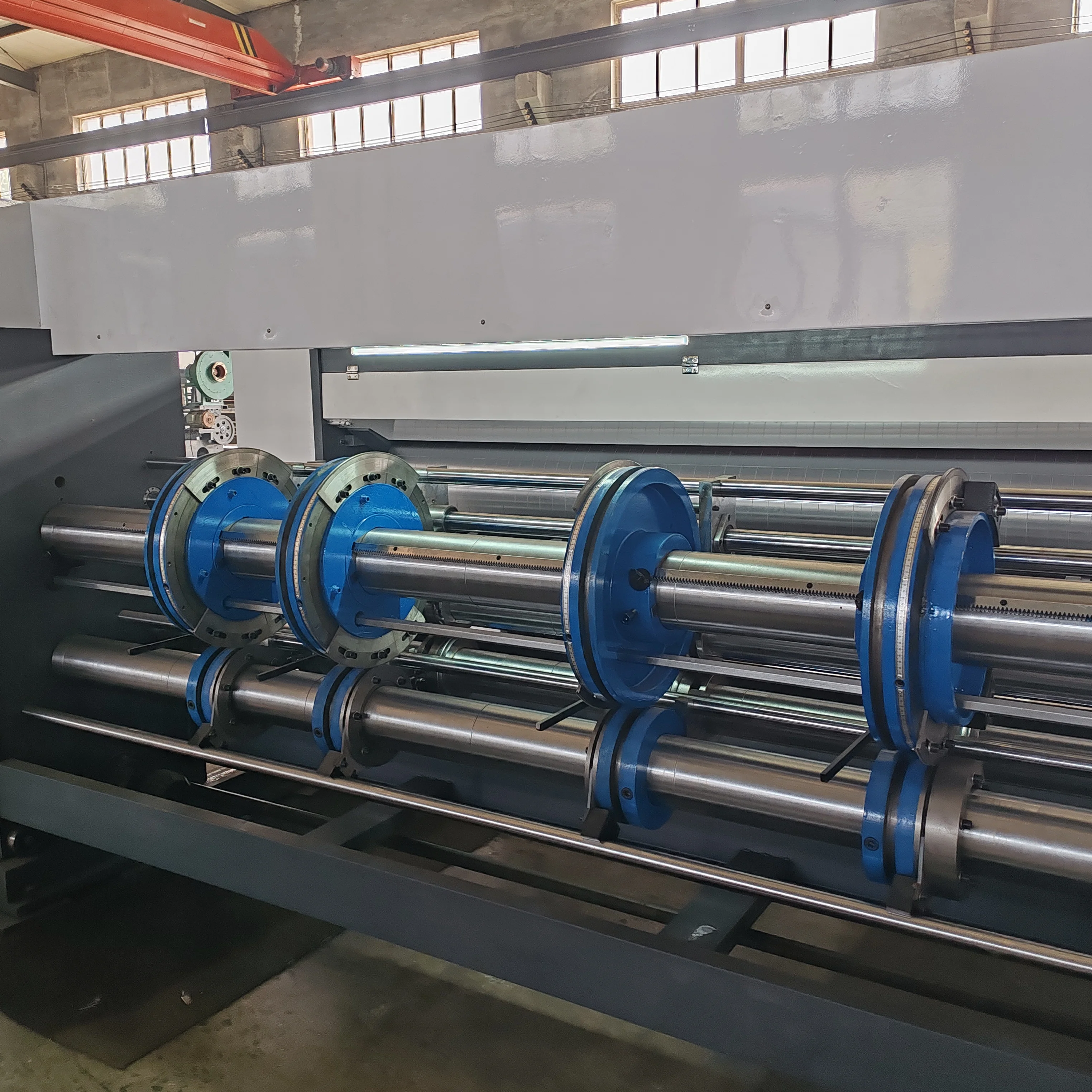 YSF-D Auto Corrugated Cardboard Box Printing Slotting Die Cutting Machinery Flexo Printer Machine For Corrugated Cardboard