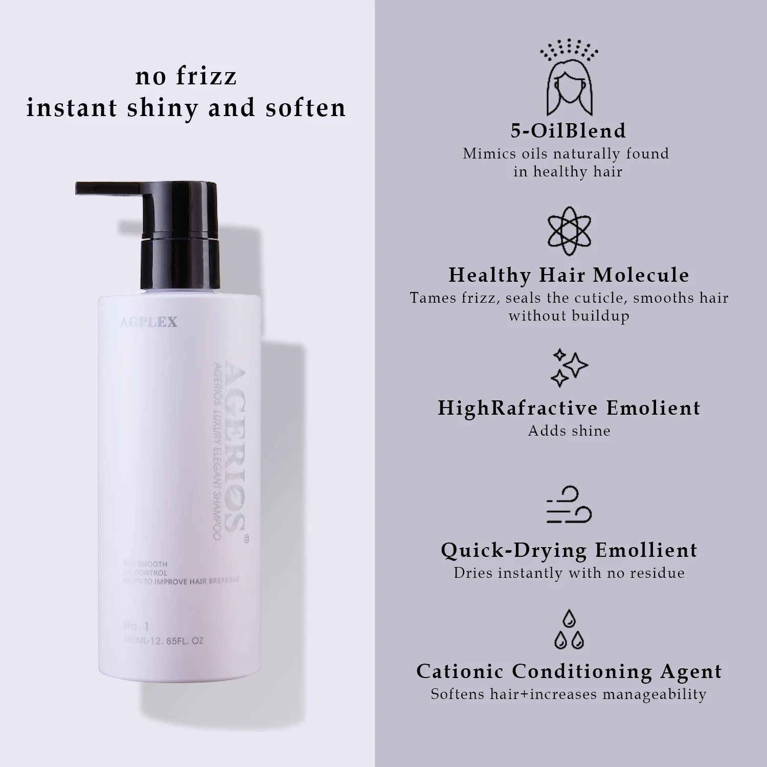 Scalp Hair Repair Shampoo Agplex Salon Use Hair  Agplex Shampoo for dry and damaged hair