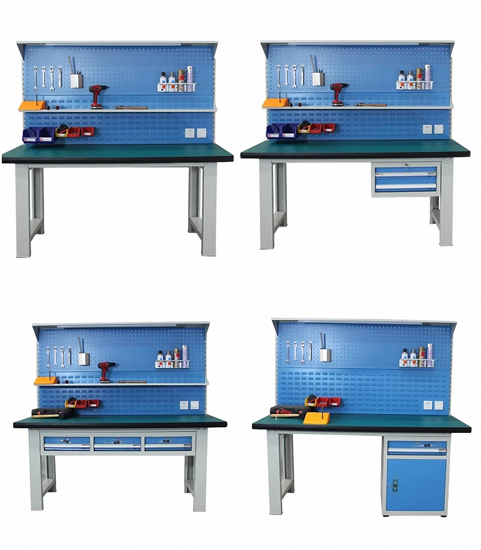 Mechanical woodworking bench heavy duty work bench workshop workbench