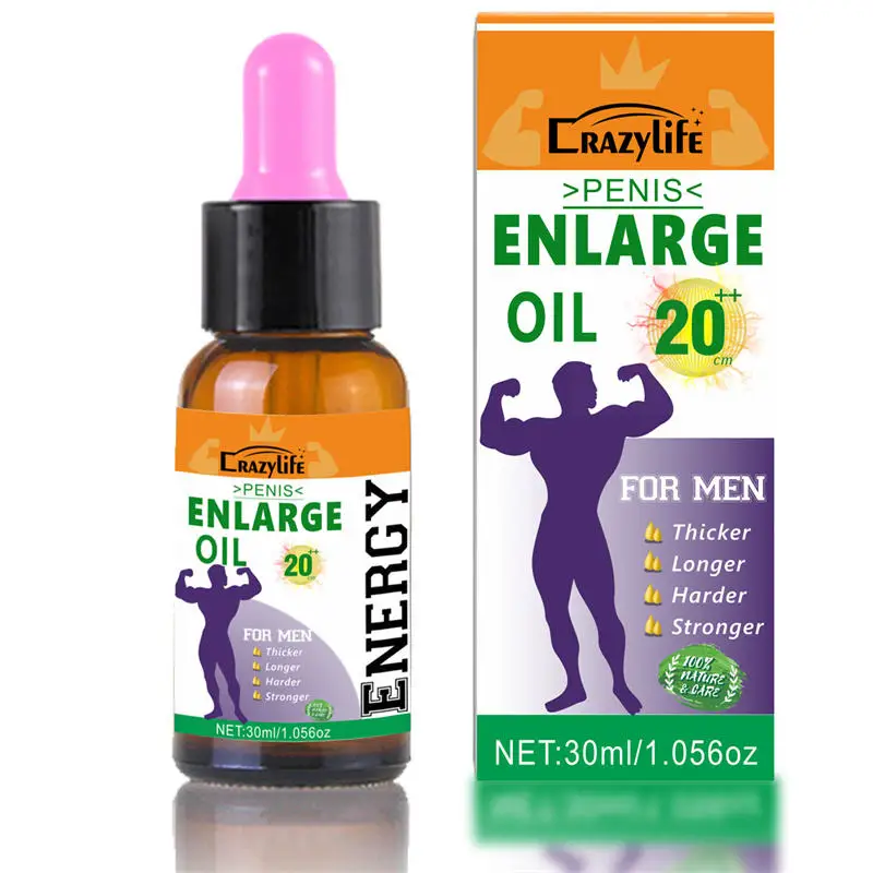 Factory Wholesale Male Penis Enlargement Oil Without Any Side Effects Adult Sex Supplies 30 ml Essential Oil