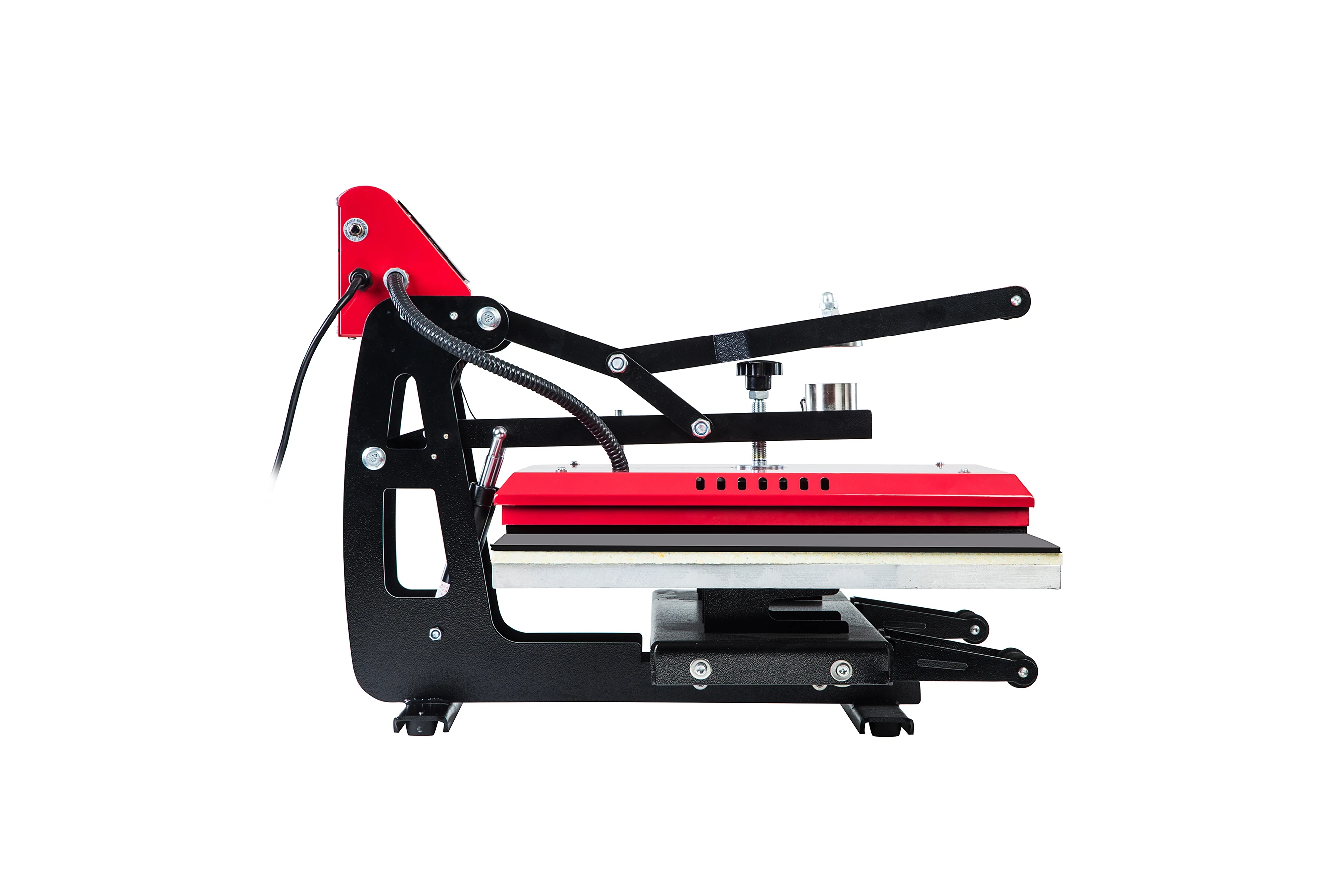 2018 New Generation Auto Open Double Working Station Printing Tshirt Heat Press Machine For Textile Vinyl Plastic