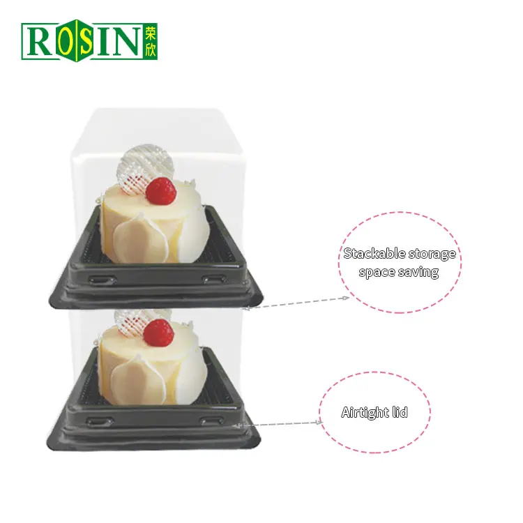 Blister Clear Bakery Pastry box packaging Dessert Plastic cake box
