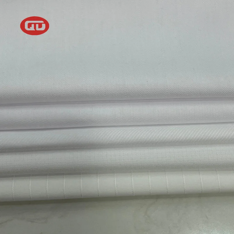 Thobe Arabic Fabric 100% Polyester Ring Spun Fabric 32*150D 90*78 Plain Toyobo Fabric for  Middle East market