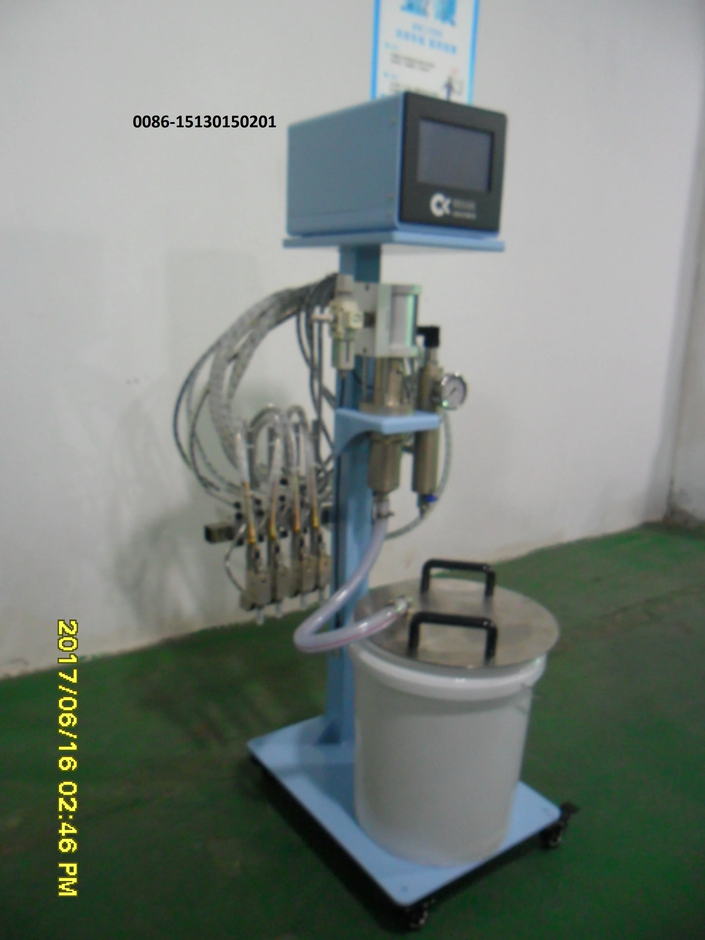 1-10 prayer heads Automatic cold Glue spray Machine for card board box paper box paper bags