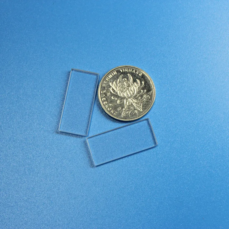 Rectangle fused silica transparent uv quartz glass plate for laboratory instrument