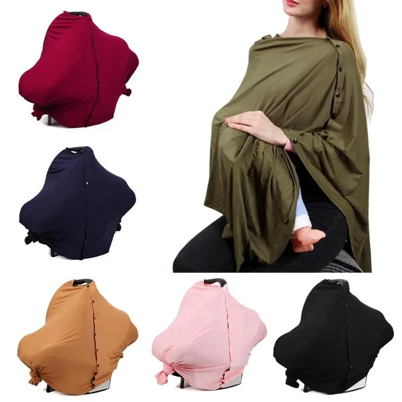 
Popular Nursing Breastfeeding Cover Baby Scarf Infant Car Seat Canopy Stroller Pregnancy Maternity Clothing Privacy Wear 