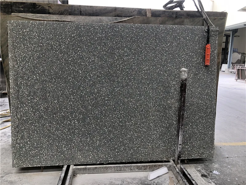Manufacturer Professionally Customized dark green terrazzo tiles