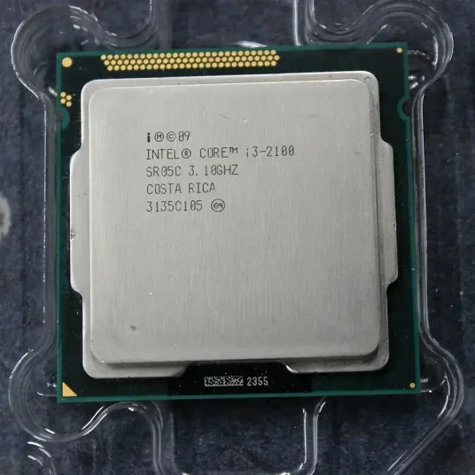 Wholesale i3 2100 CPU Processor Bulk in Stock i3 i5 i7 i9 Generation Computer Processors CPU for Intel