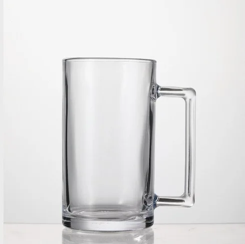 Wholesale 406ml Beer Steins Home Party Bar Right Angle Handle Glassware