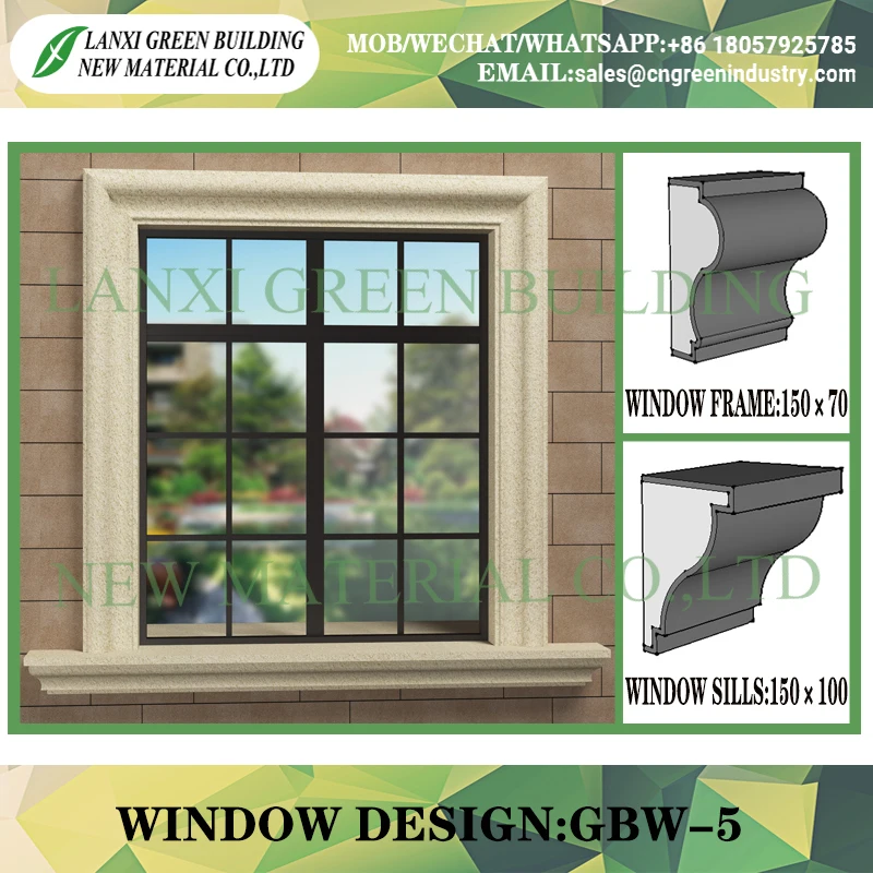 
EPS Architectural Ornamental exterior foam mouldings Exterior Polystyrene 