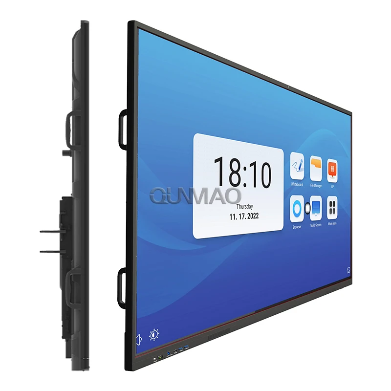 OEM ODM 4K Android OPS 65 дюймов интерактивный дисплей смарт-плата 75 Многофункциональный сенсорный экран интерактивная доска 100