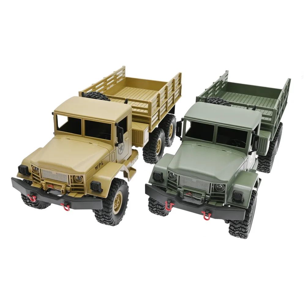 WPL B16 2.4g 6wd rc truck military 6 wheels