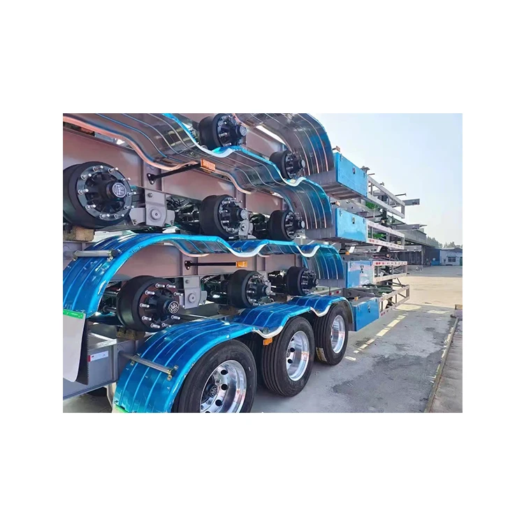 Manufacturer Wholesale 20ft Tipping Extendable Low Bed Flatbed Container Semi Trailer For Sale