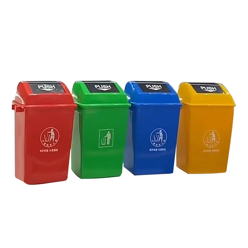 China  Manufacture Supply Outdoor 260L Garbage bin green recycle plastic trash bin wheeled trash can garbage bin