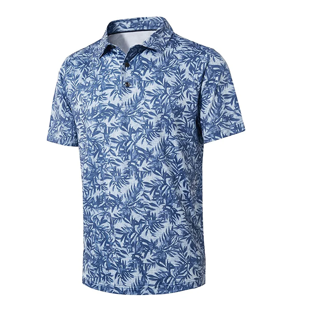 Custom golf shirt men Pattern Embroidery Logo T Shirt Men Embroidery Logo Plain mens golf shirts