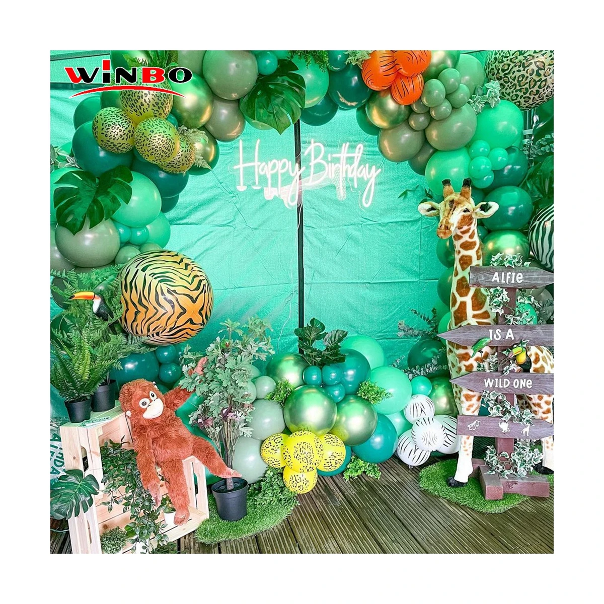 Winbo Hot Sale Rhinestone Letter Wall Decor Free Design Led Light Neon Letters Neon Sign Happy Birthday Neon Light