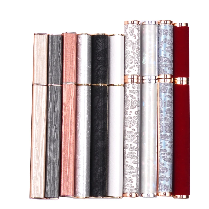 50pcs moq private label Custom logo liquid eyeliner pencil  glitter waterproof eyeliner pen black bulk eyelash sticker