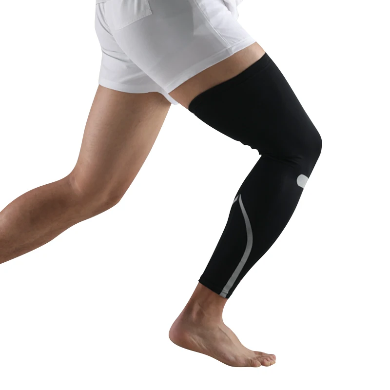 Новые высококачественные Компрессионные спортивные баскетбольные футбольные ножки до колена велосипедные ножки с длинным рукавом