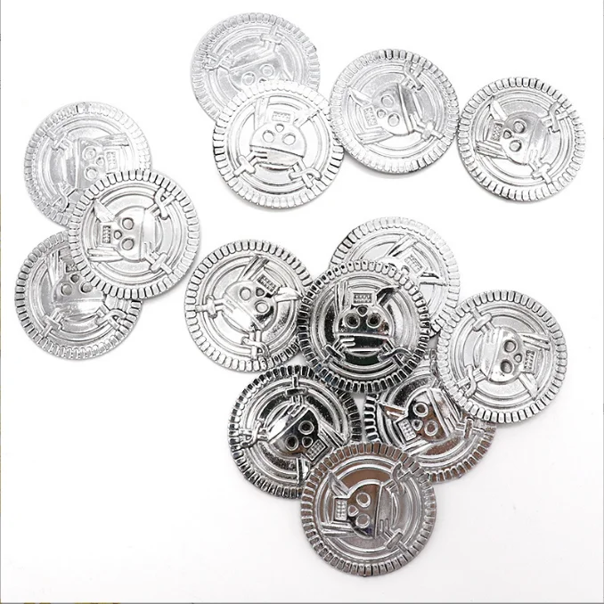 Pirate Props Gold Coin Currency Value 50 100 Simulation Coins Catch Game Code Treasure Box Gold Coins