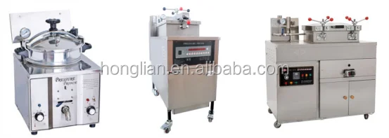 Electric Restaurant Countertop Pressure Fryer 16L Stainless Fit for frying Chicken Fish Shrimp Icecream Donut Chips