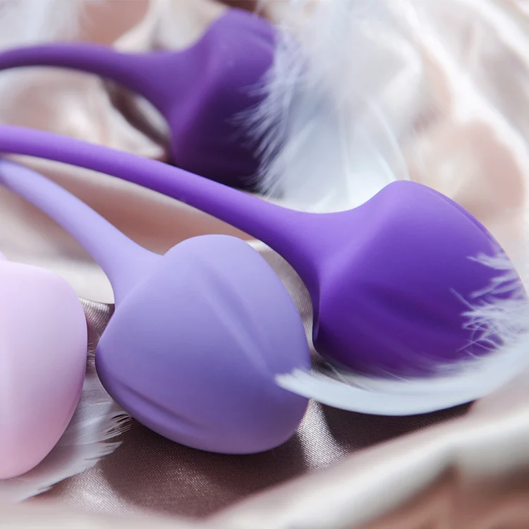 Soft Silicone Pelvic Floor Exerciser Kegel Balls Vaginal Tightening Silicone Kegel Balls