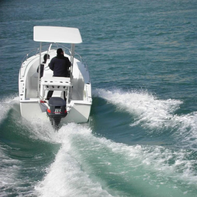  18ft FRP скоростная моторная лодка с подвесным двигателем для