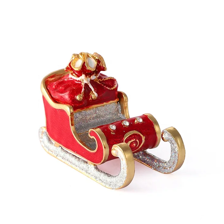 QIFU 2020 new products sleigh crafts for Christmas decoration supplies