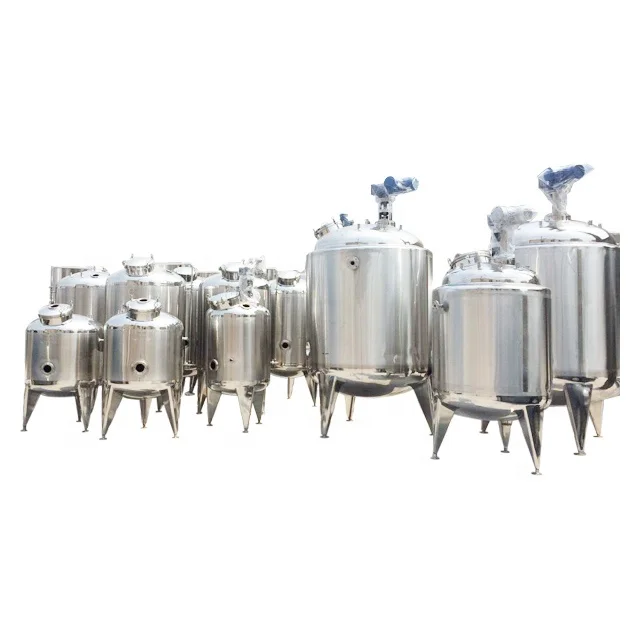 Stainless steel mixing tank reactor with agitator/blender used  for food/beverages /cosmetics