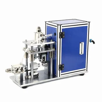 Adjustable width semi-auto grooving machine for battery