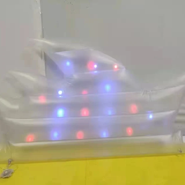 Adult Drift Bed Water Inflatable Float With Led Lights Inflatable Swimming Pool Float With Handles