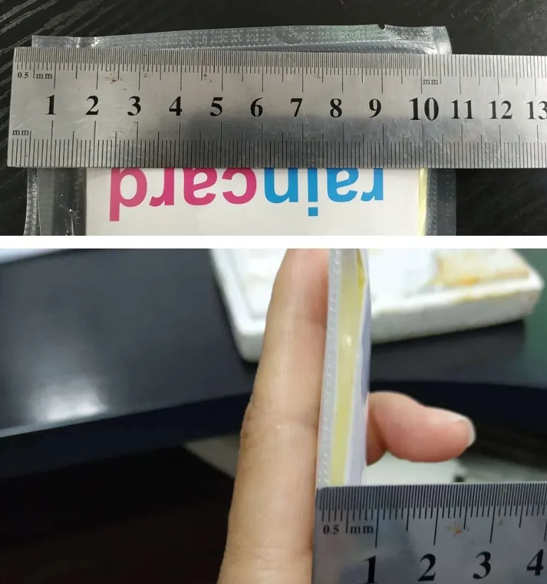 Cheap Disposable Waterproof Credit Card Size Wallet raincoat in  Pocket Rain card Raincoat