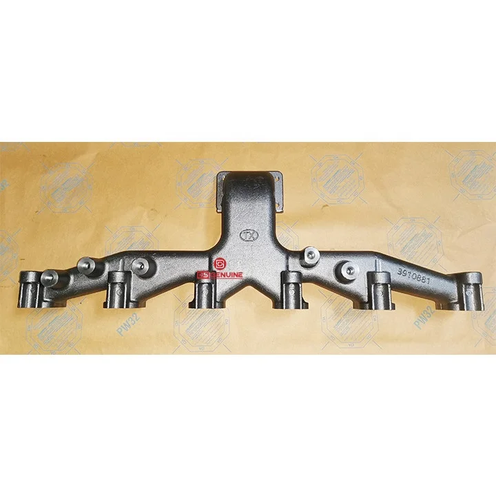 High quality 6BT 5.9L marine engine diesel exhaust manifold 3910881