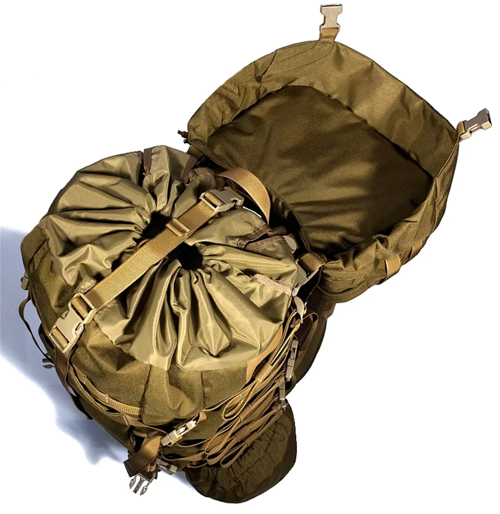 TRONYOND Custom 70L Camouflage Rucksack Tactical Backpack Molle Waterproof Mochila Tactico Camping Hiking Backpack Rucksacks Bag