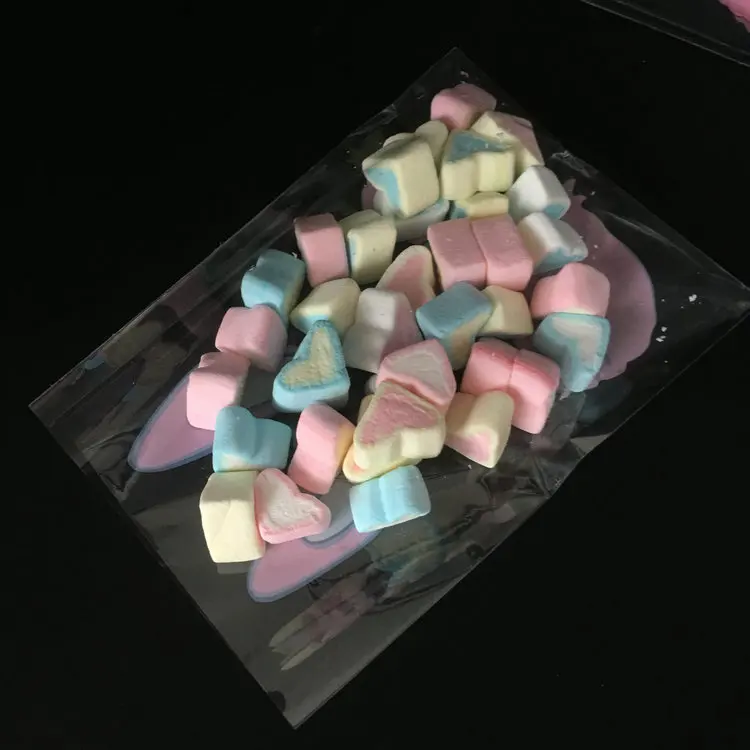 Small Plastic Gift Bag Poly Cookie Lollipop Packaging Opp Cellophane Bag