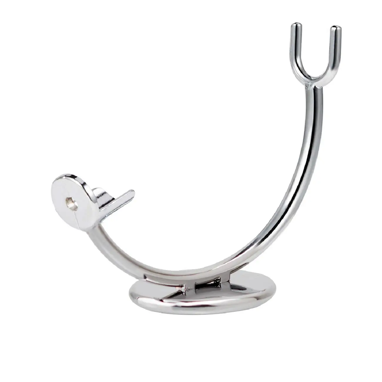 Shaving rack detachable zinc alloy razor brush holder with weighted base shanving stand