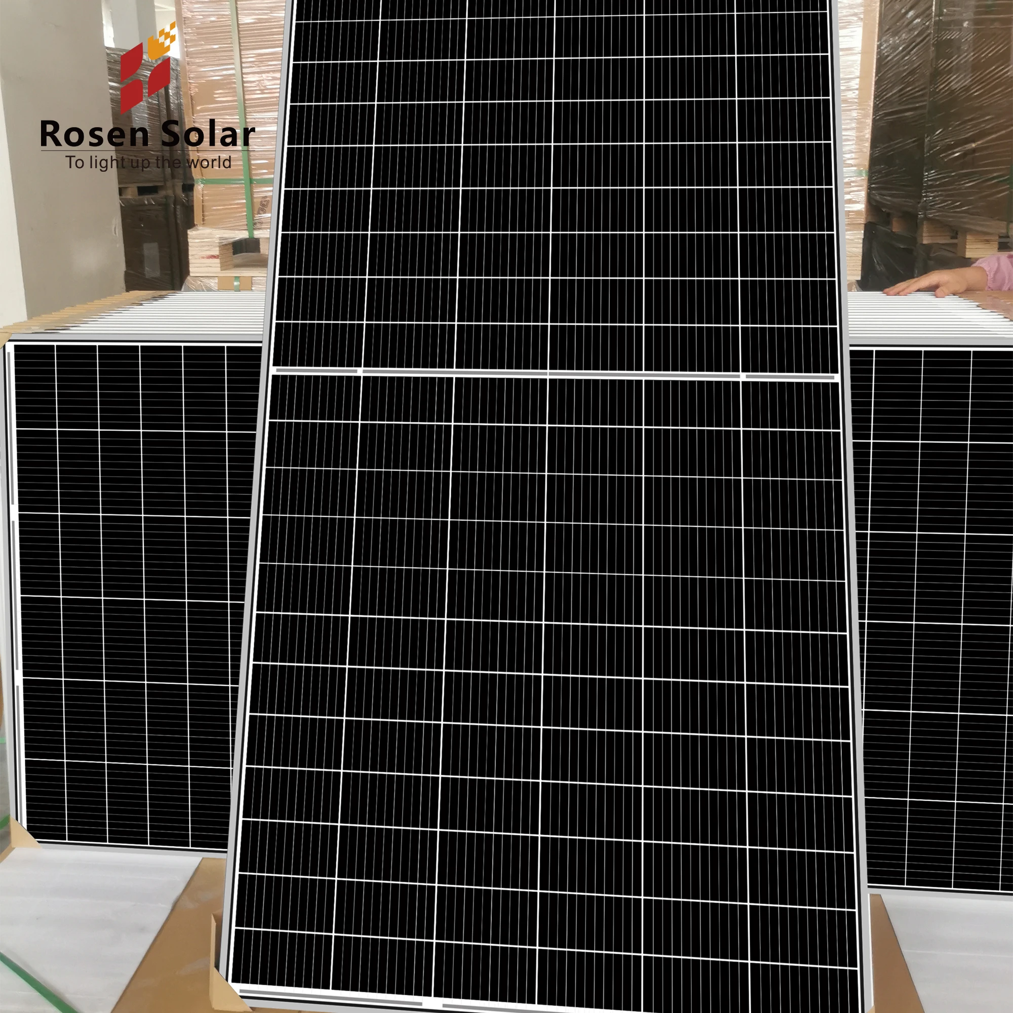 Solar Panel 550W 600W Mono PV Panels Bifacial Panel Solar