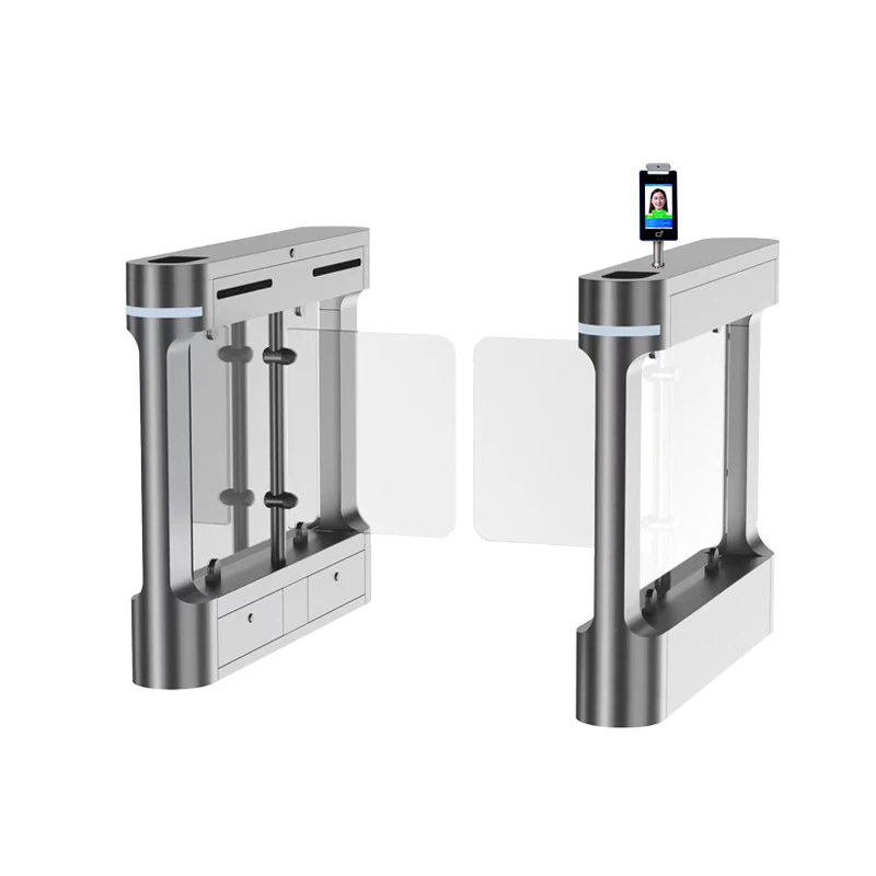 Automatic Security Swing Gate Facial Recognition System Acess Turnstile With Face Recognition