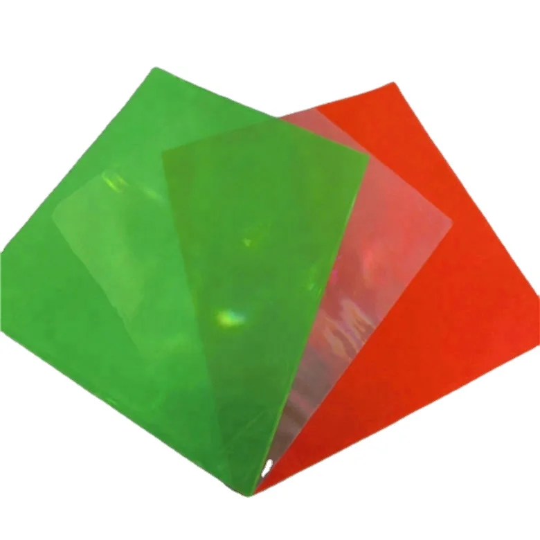 Factory price high reflection prismatic PVC reflective plastic sheet