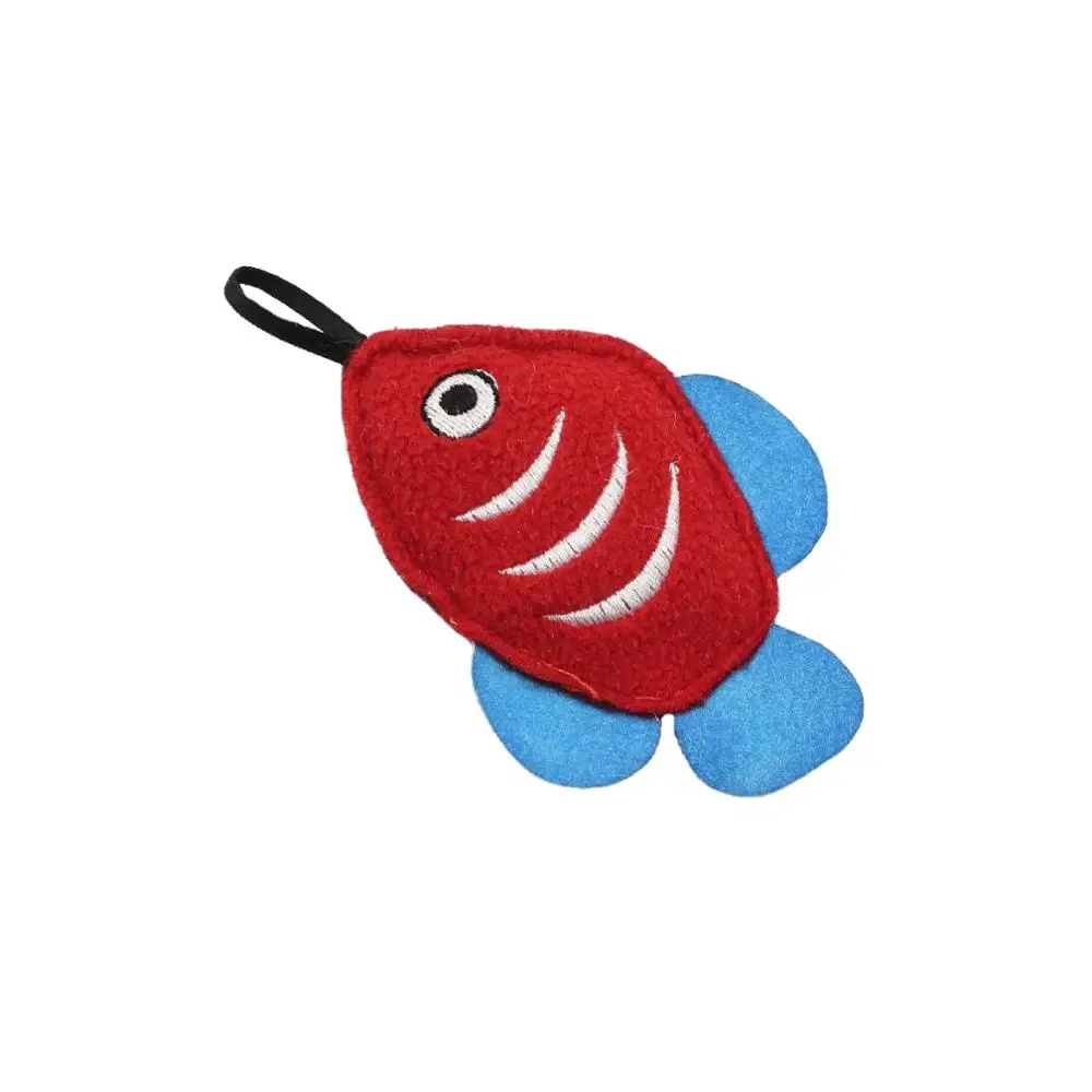 
OEM factory cute sea animals cat toy with organic catnip 