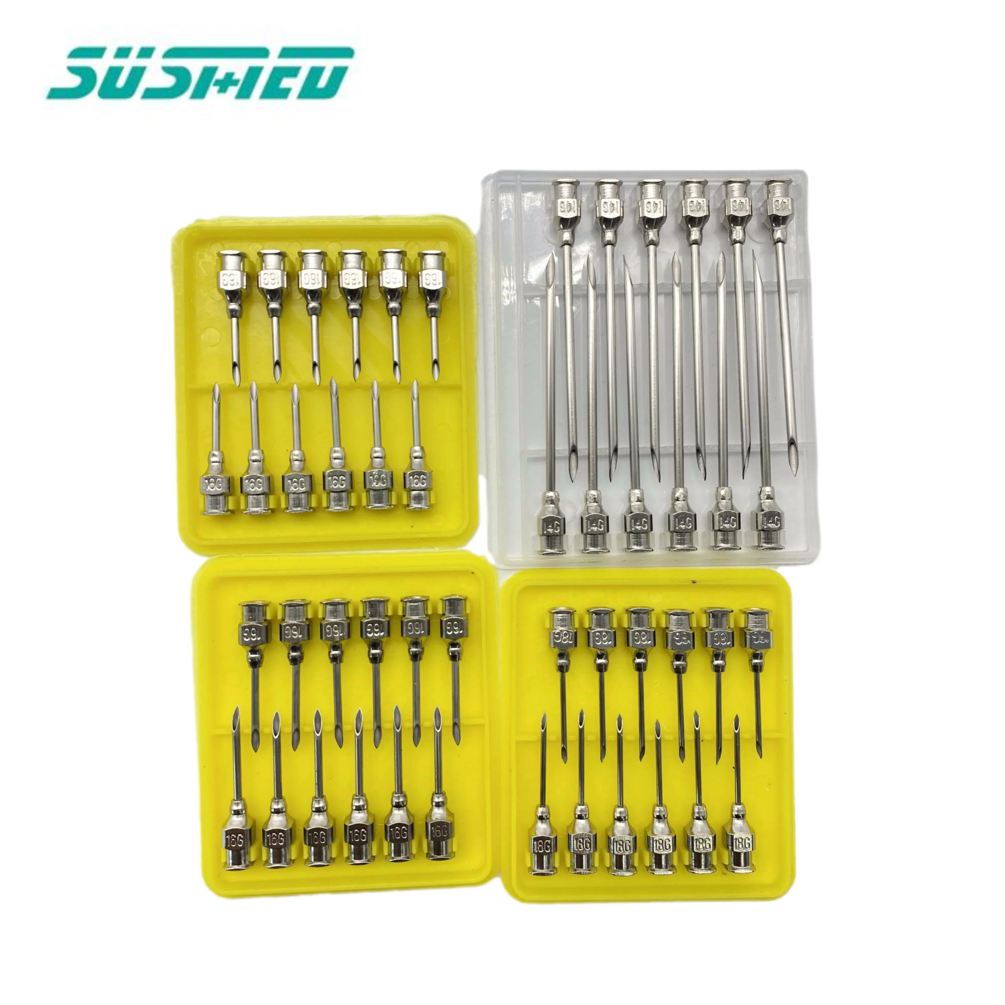 Veterinary stainless steel needle animal hypodermic injection needle veterinary syringe needle