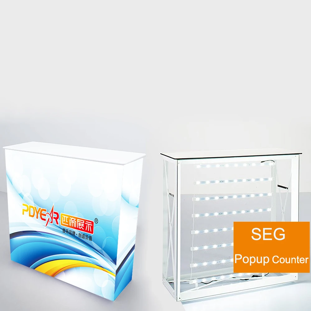 Custom Advertising Pop Up Led Light Box Board Magnetic Aluminumled Frame Trade Show