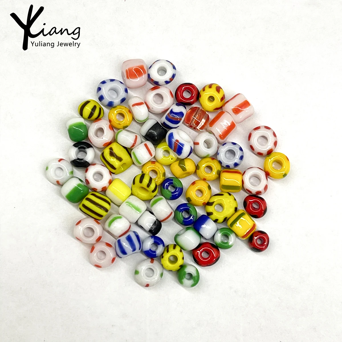 Original price wholesale 4mm watermelon glass seed beads loose beads Bohemian style 450g jewelry making material