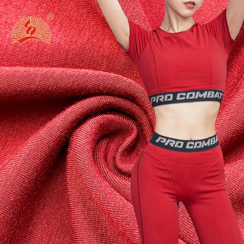 Direct Supplier Wholesale Elastic Soft Winter Warm Clothing Brushed Woven Sleepwear Acrylic Viscose Cotton Fabric