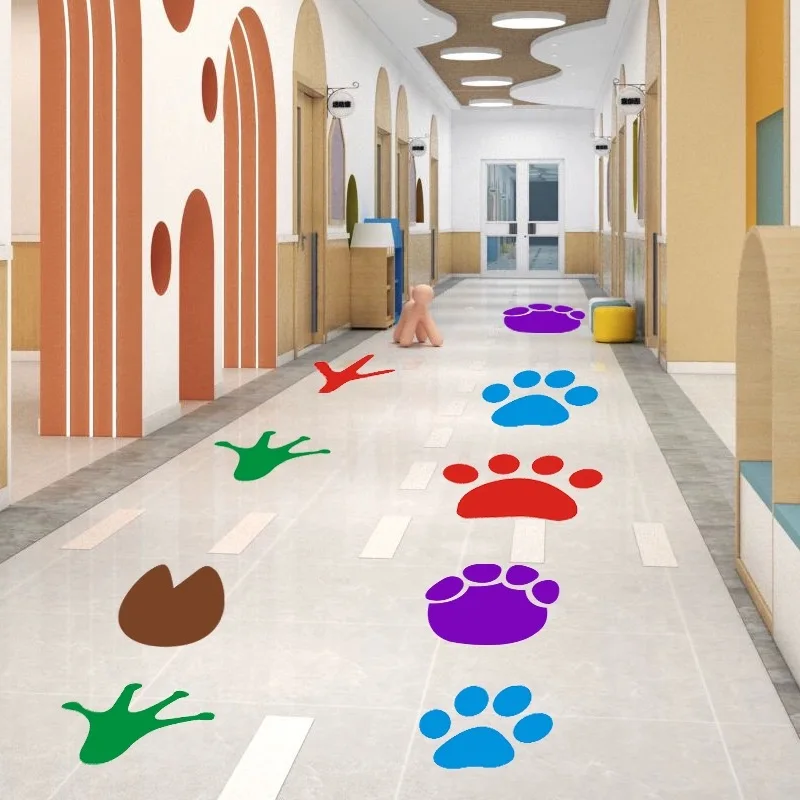 500pcs Black Paw Print Stickers Dog Cat Bear for Laptop Reward Sticker Stationery Teacher for Student