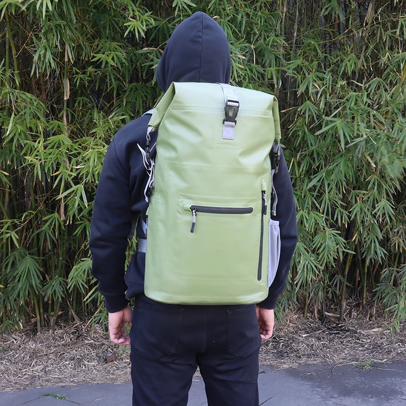 Custom Logo Outdoor Sport Float Roll Top Waterproof Backpack Camping Waterproof Tarpaulin Pack