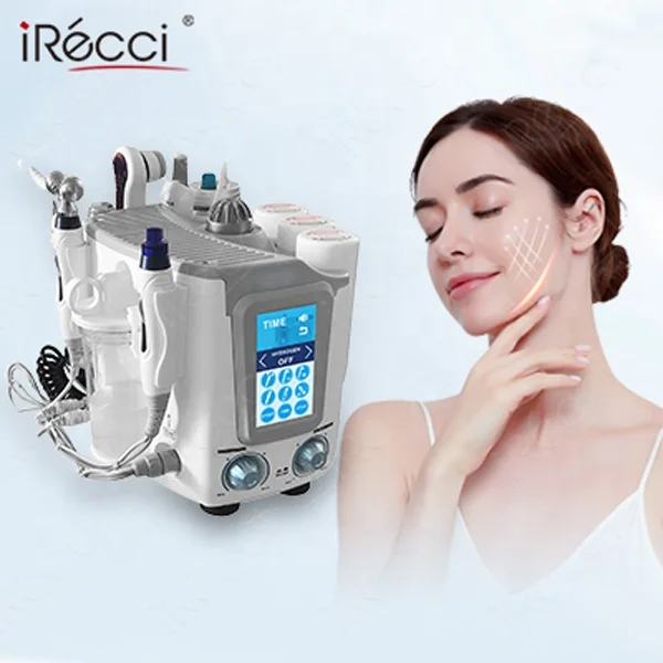 Aqua peeling dermabrasion hydro machine h2o2 hydrofacials 7 in 1 hydra facials machine for facial skin care