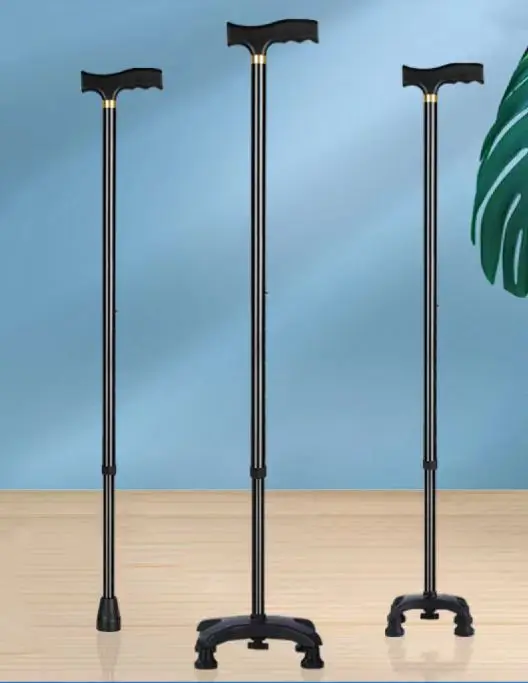 Factory Directly Hot sale Walking Stick cane Elderly safety walking aid cane with wheel handy cane