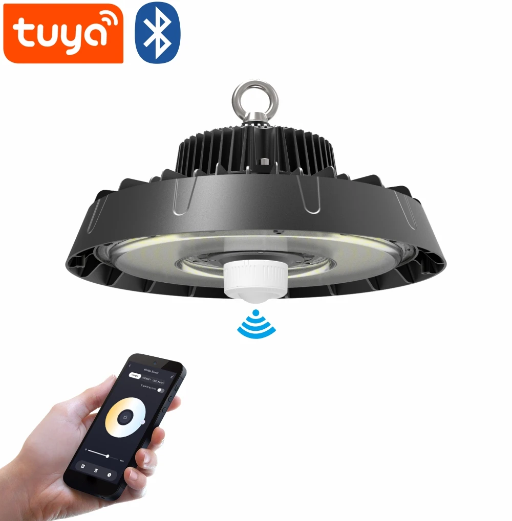 Светодиодный ufohigh высокий свет залива Warehouse100W 120W 150W 200W 240W датчик мощности CCT selectabl 160 лм/Вт профессиональный промышленный подвесной светильник