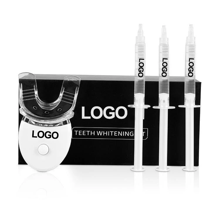 CE approved non peroxide private labels LED Cold Light home kit teeth whitening kit customized