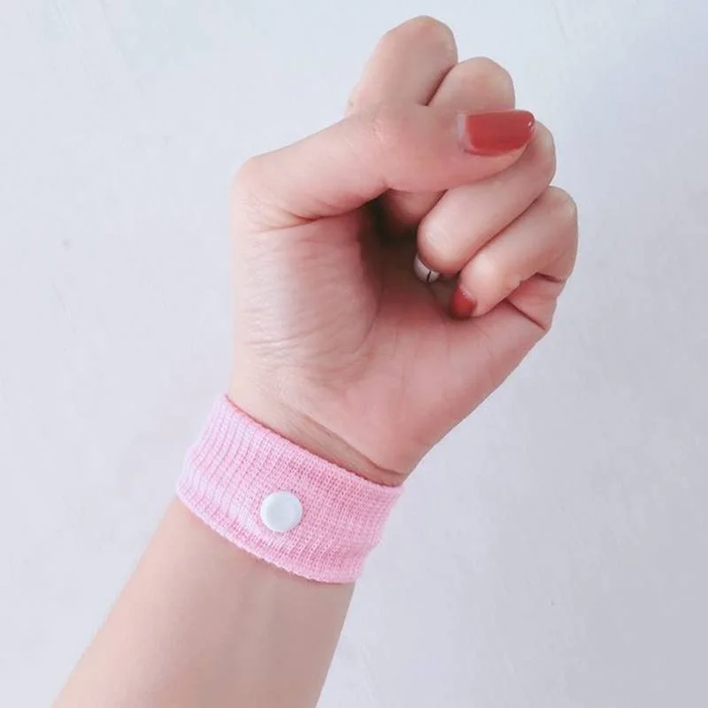 Acupressure  Acupuncture Bracelet anti nausea reusable Sea Plane Boat Ship wristbands travel car sick Fabric Wristband